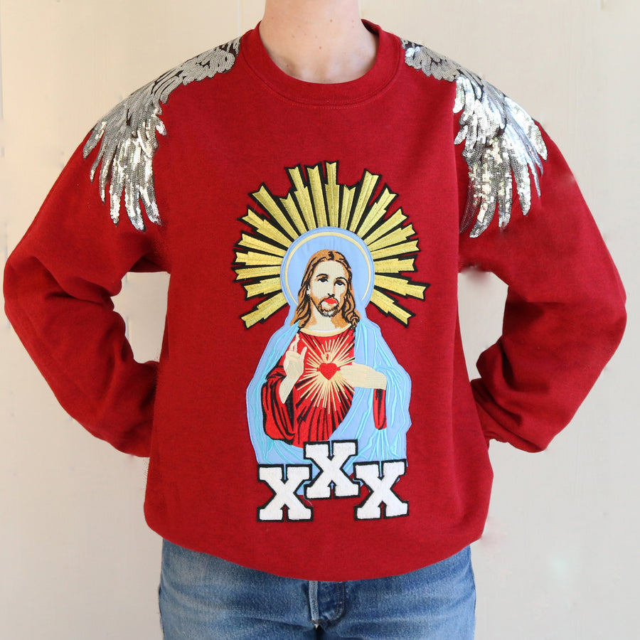 FOR THE LOVE OF JESUS CREWNECK