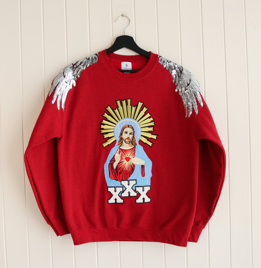 FOR THE LOVE OF JESUS CREWNECK